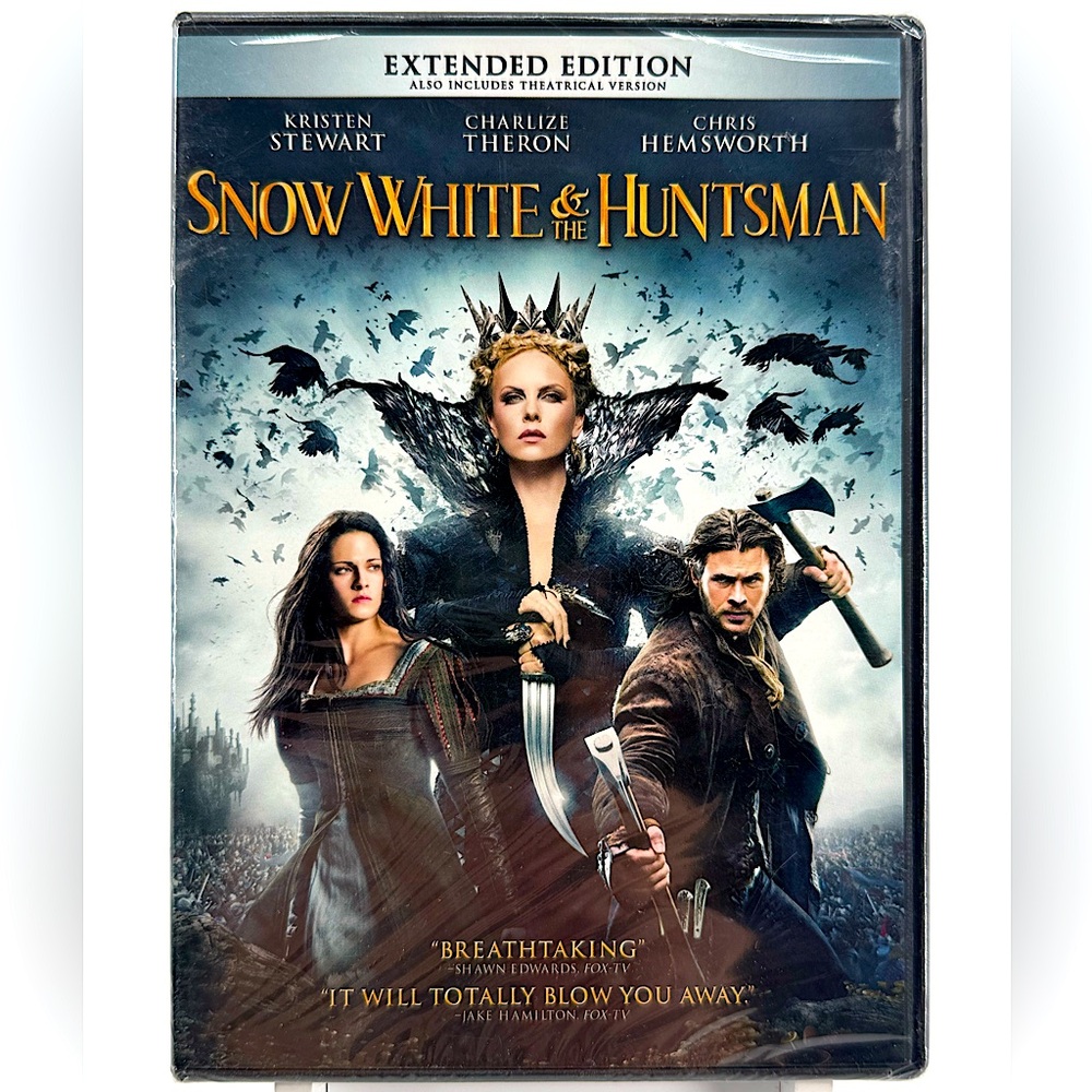 NWT. Snow White & The Huntsman Extended and Theatrical Versions on DVD.